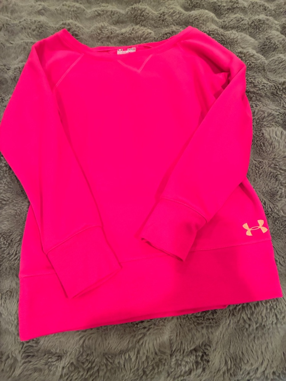 Under Armour Women's Crewneck Sweatshirt - Hot Pink, medium